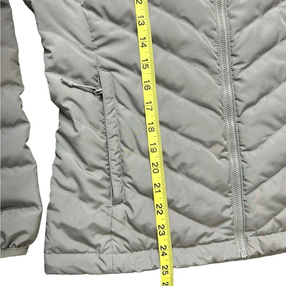 NORTH FACE WOMENS ZIP UP PUFFER JACKET 550 Sz M - Picture 8 of 15